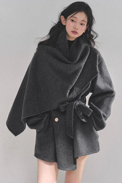 Hepburn Double-Sided Wool Coat