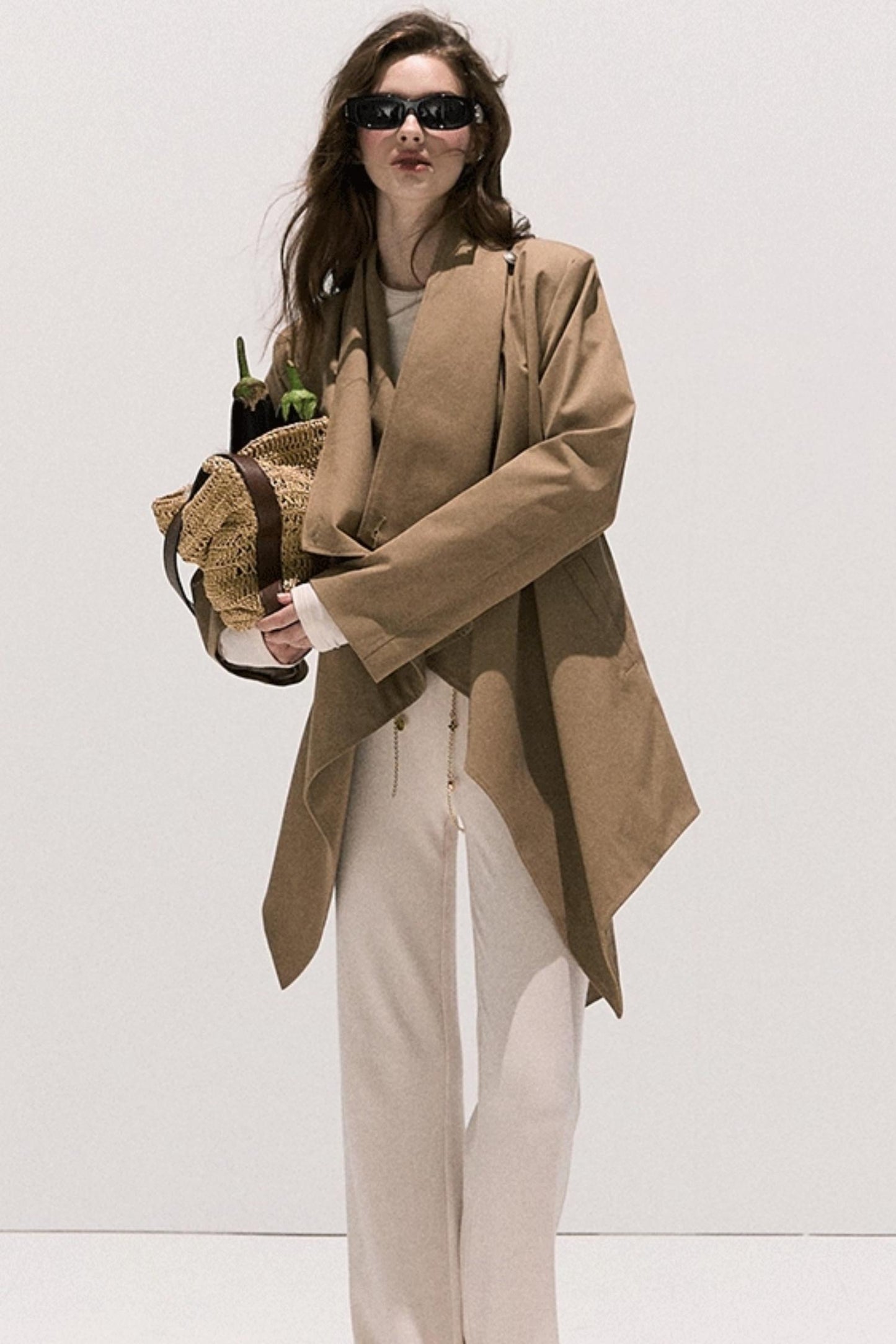 Soft Crewneck Knitwear Trouser Set-Up