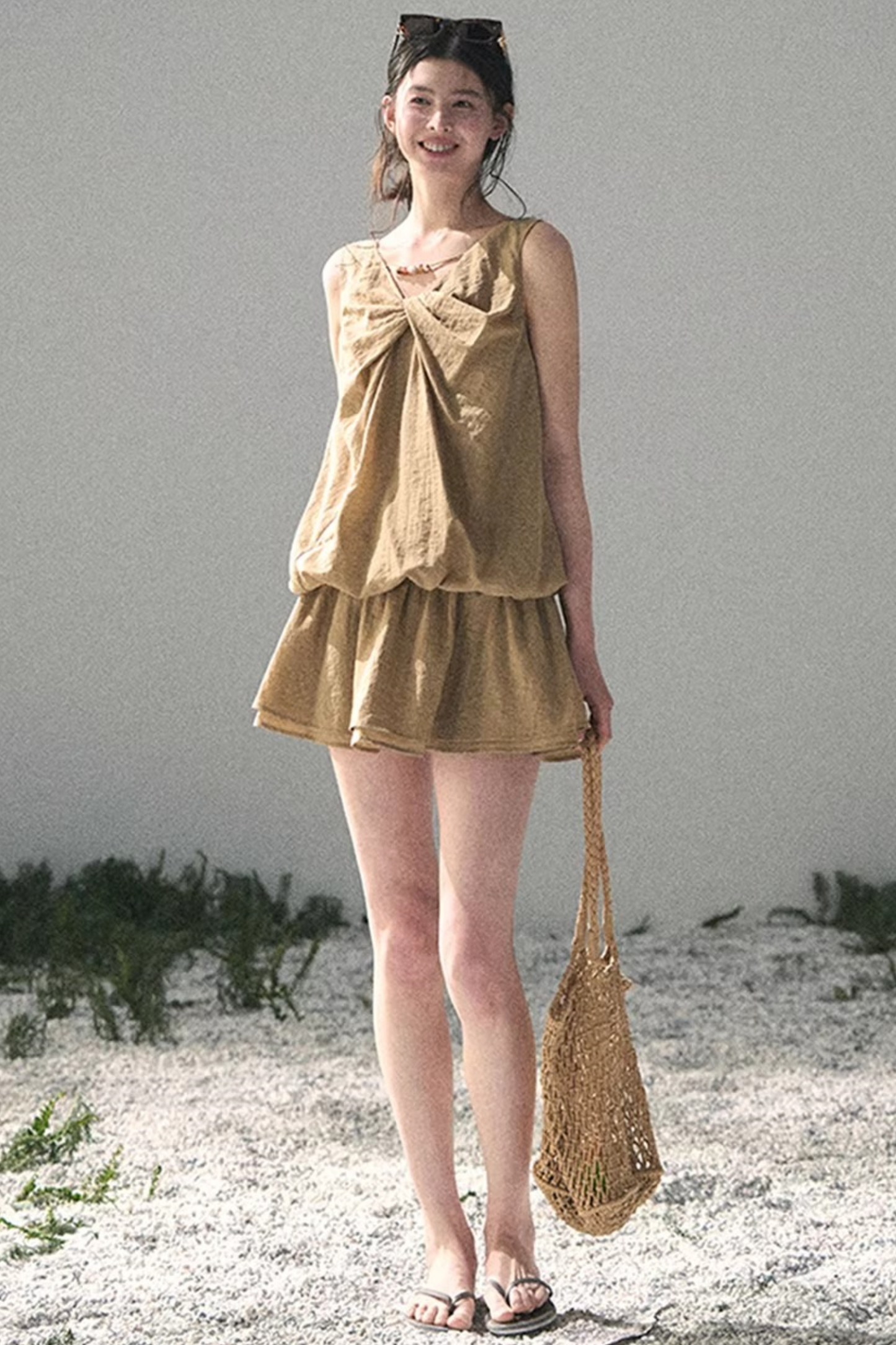 Sweet V-Neck Summer Dress