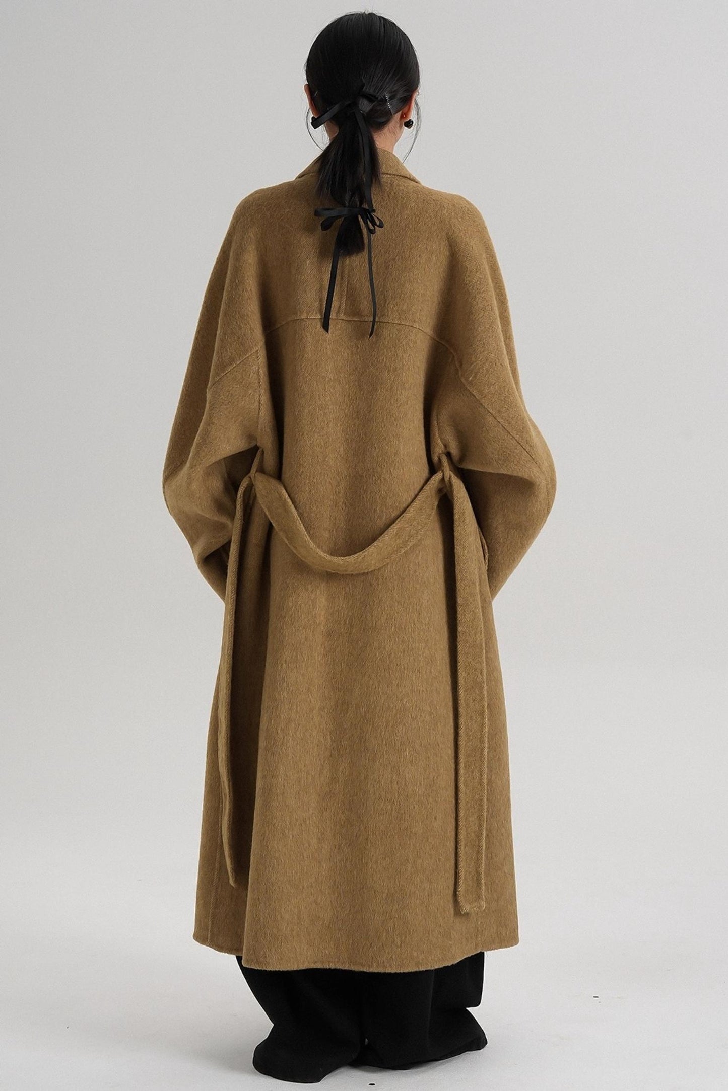 Minimalist Wool Long Jacket