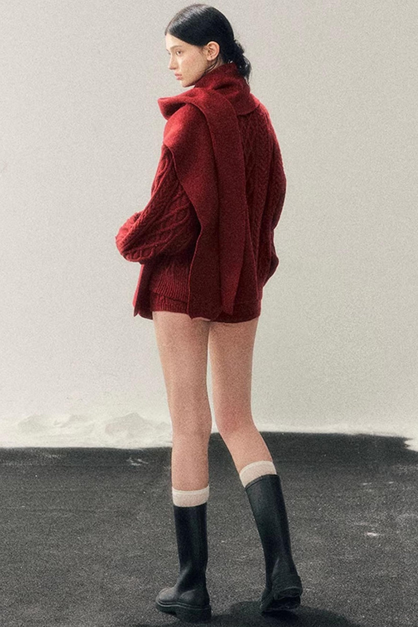 Zurich Knit Sweater Shorts Set-Up