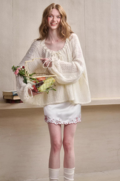 리버뱅크 모헤어 울 스웨터