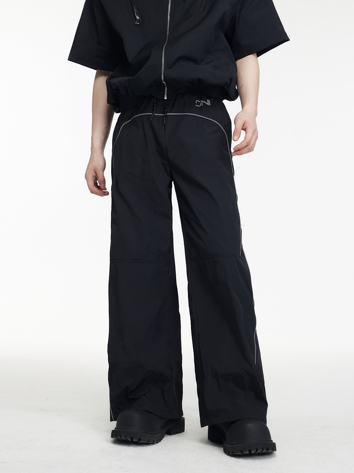 Reflective strip pants