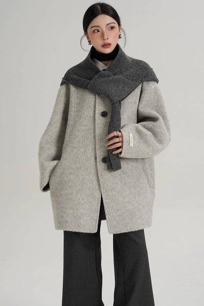Temperament Woolen Coat