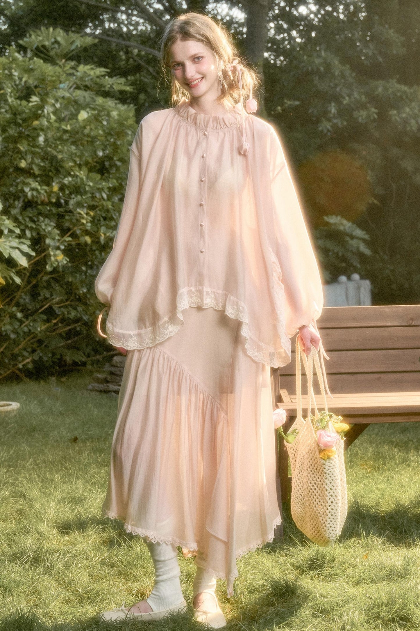 Galaxy Lace Shirt Jacket