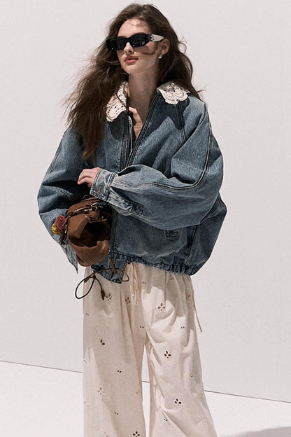 Vintage Braided Denim Jacket Set-Up