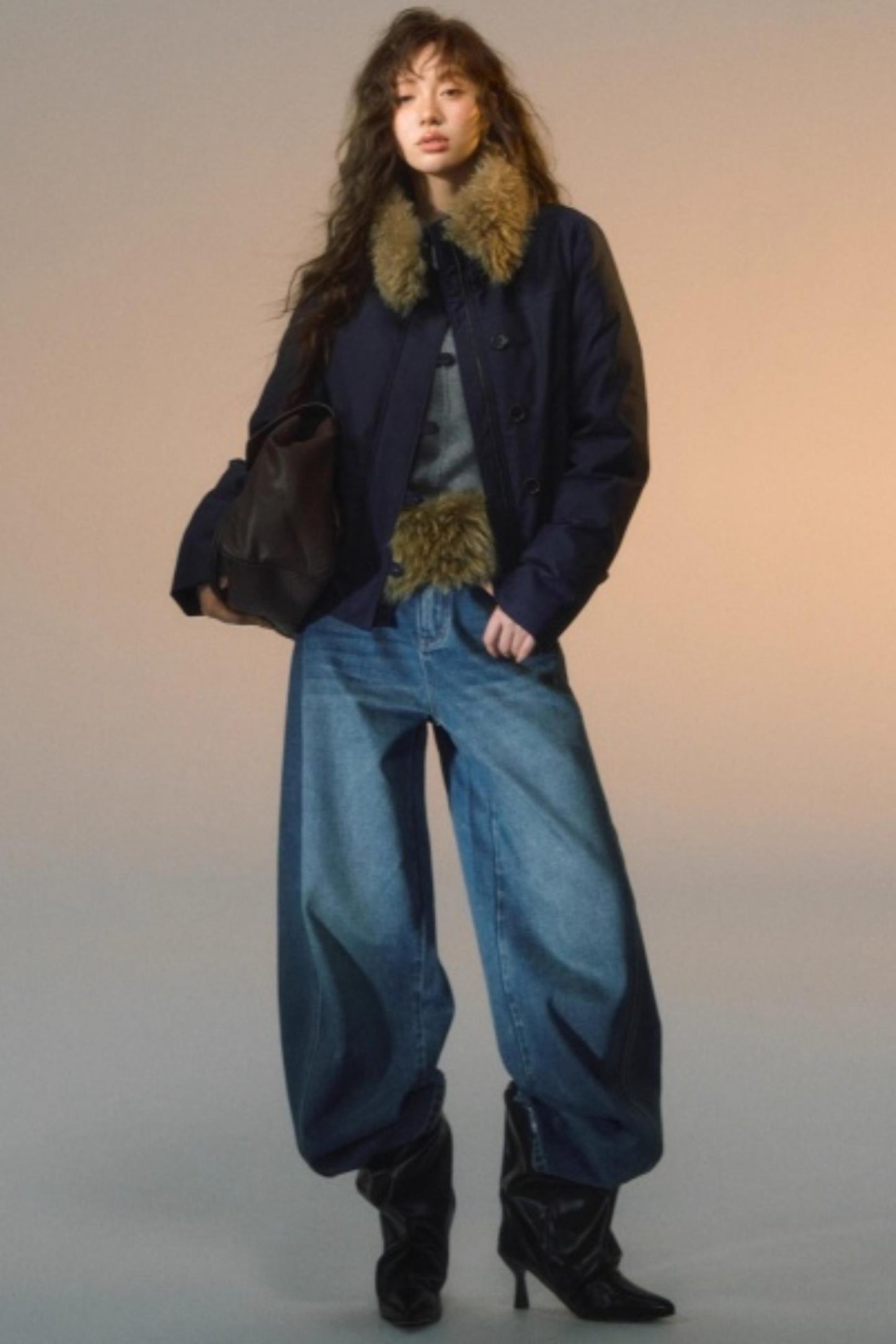 Line-Breasted Base T-Shirt