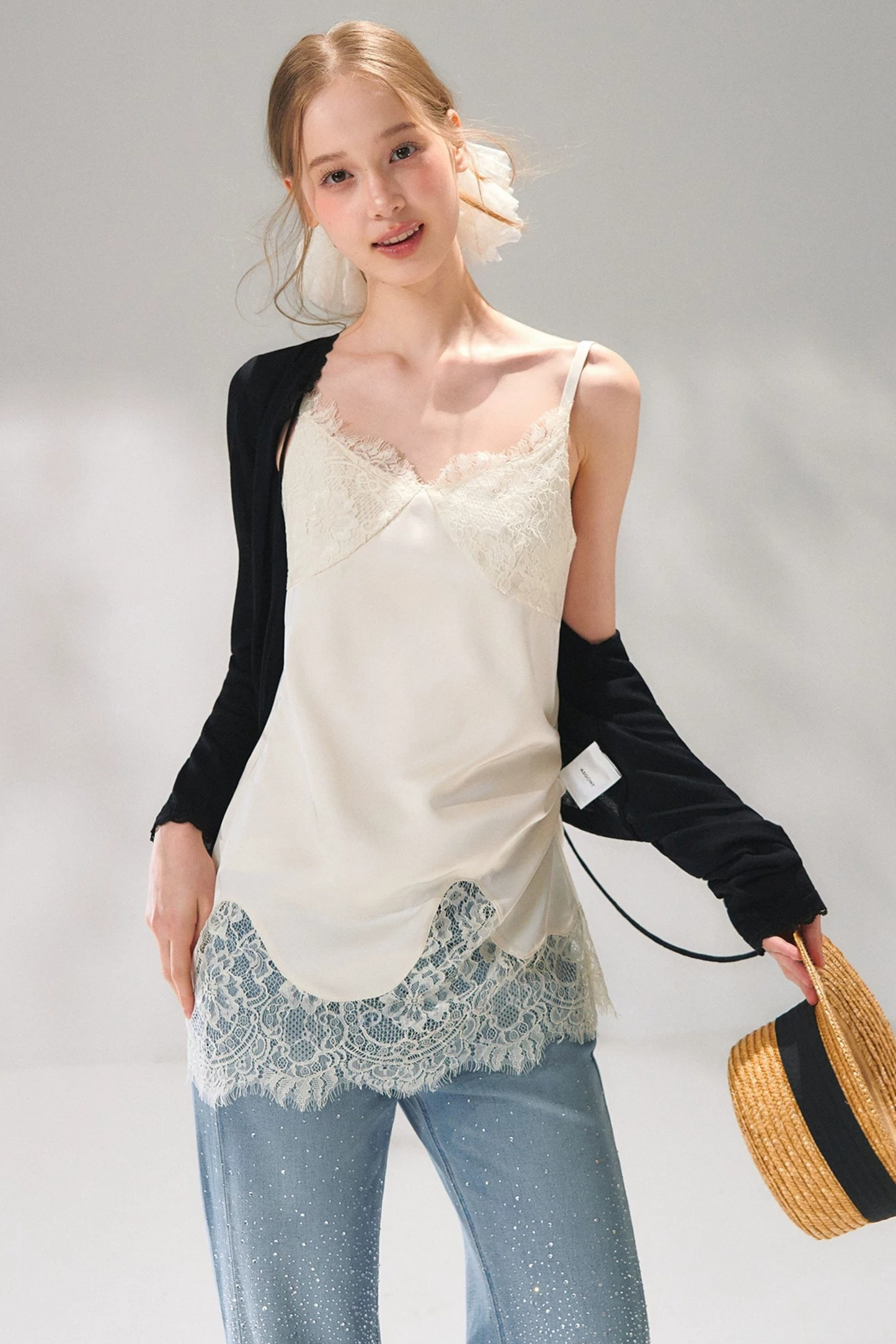 Ice Silk Lace Cardigan