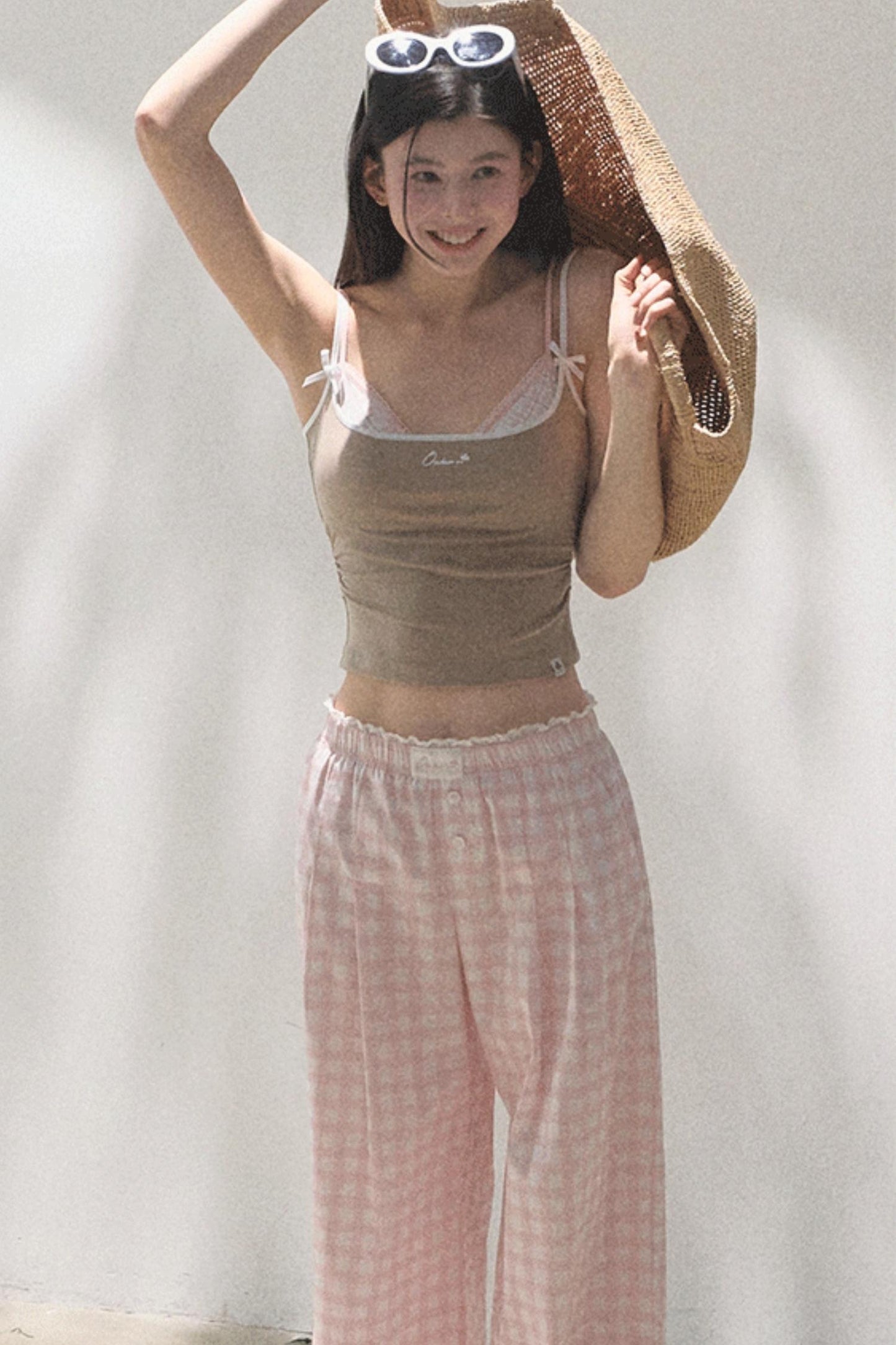 Stretch Chambray Camisole Set