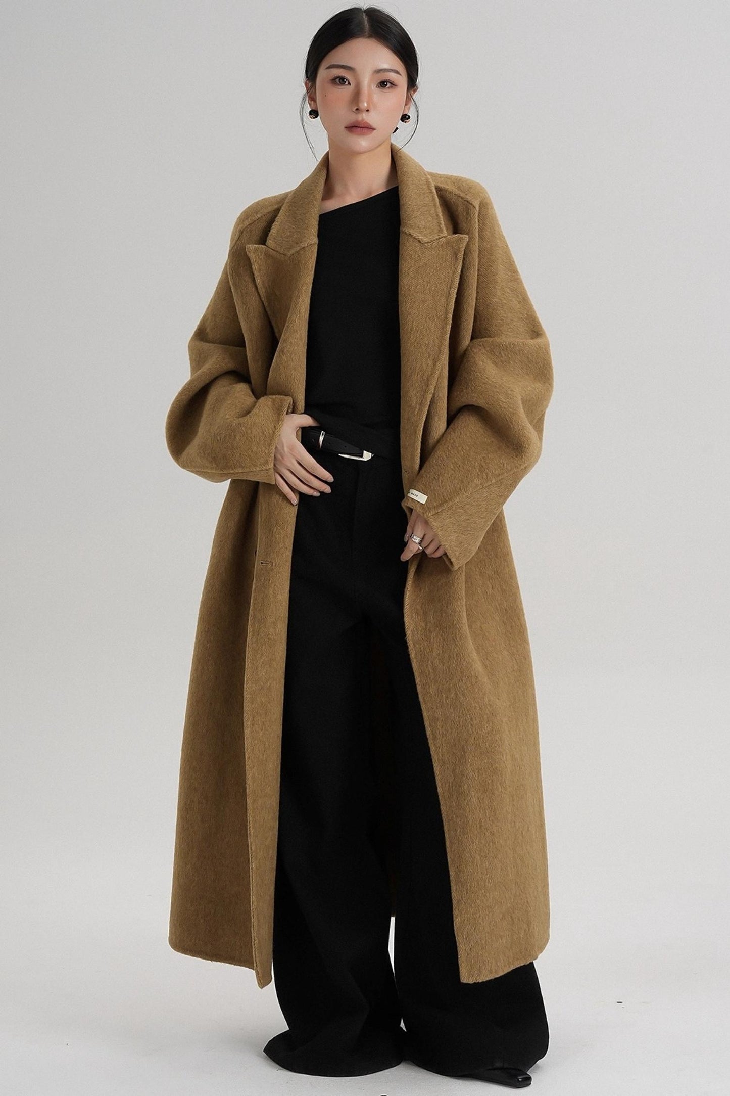 Minimalist Wool Long Jacket