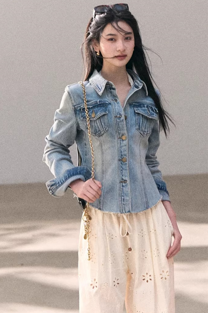 Embroidered Pure Cotton Pants