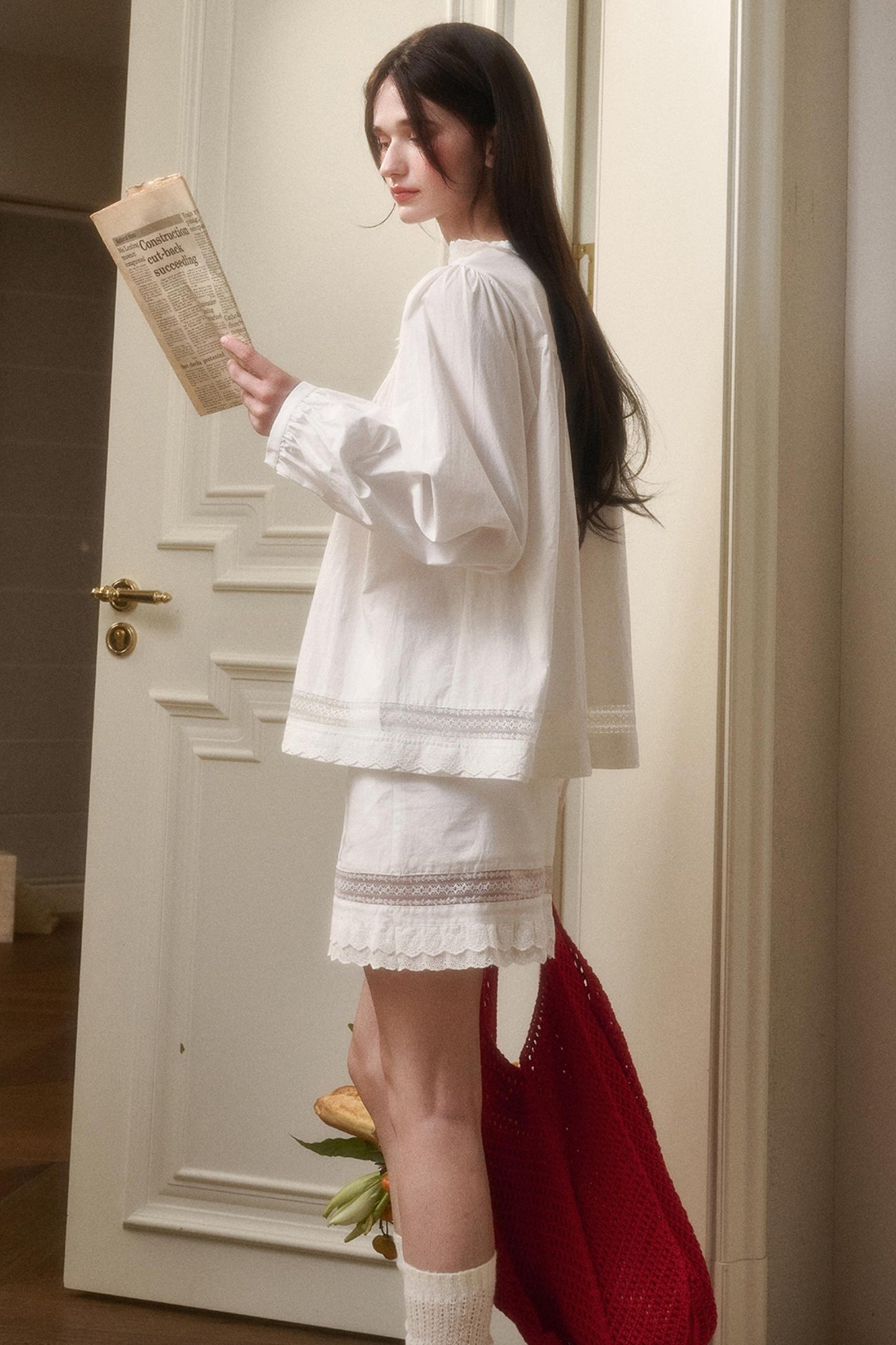 Small World Natural Cotton Skirt Set-Up