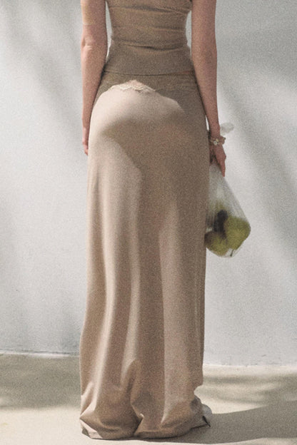 Lace High-Waist Skirt