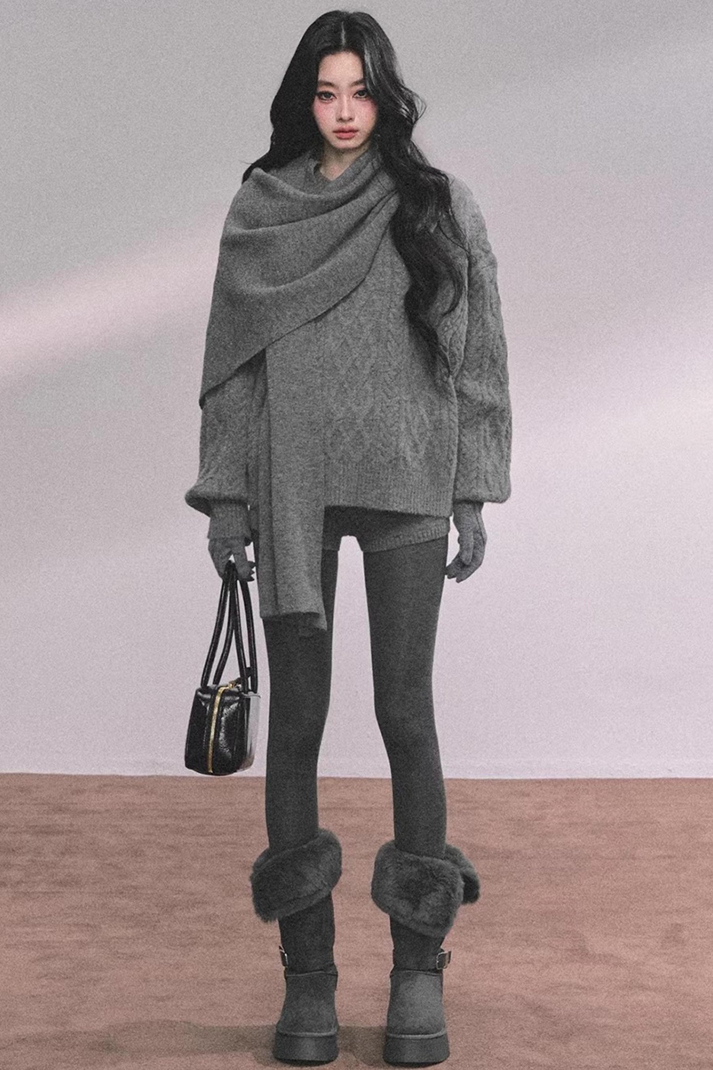 Zurich Knit Sweater Shorts Set-Up