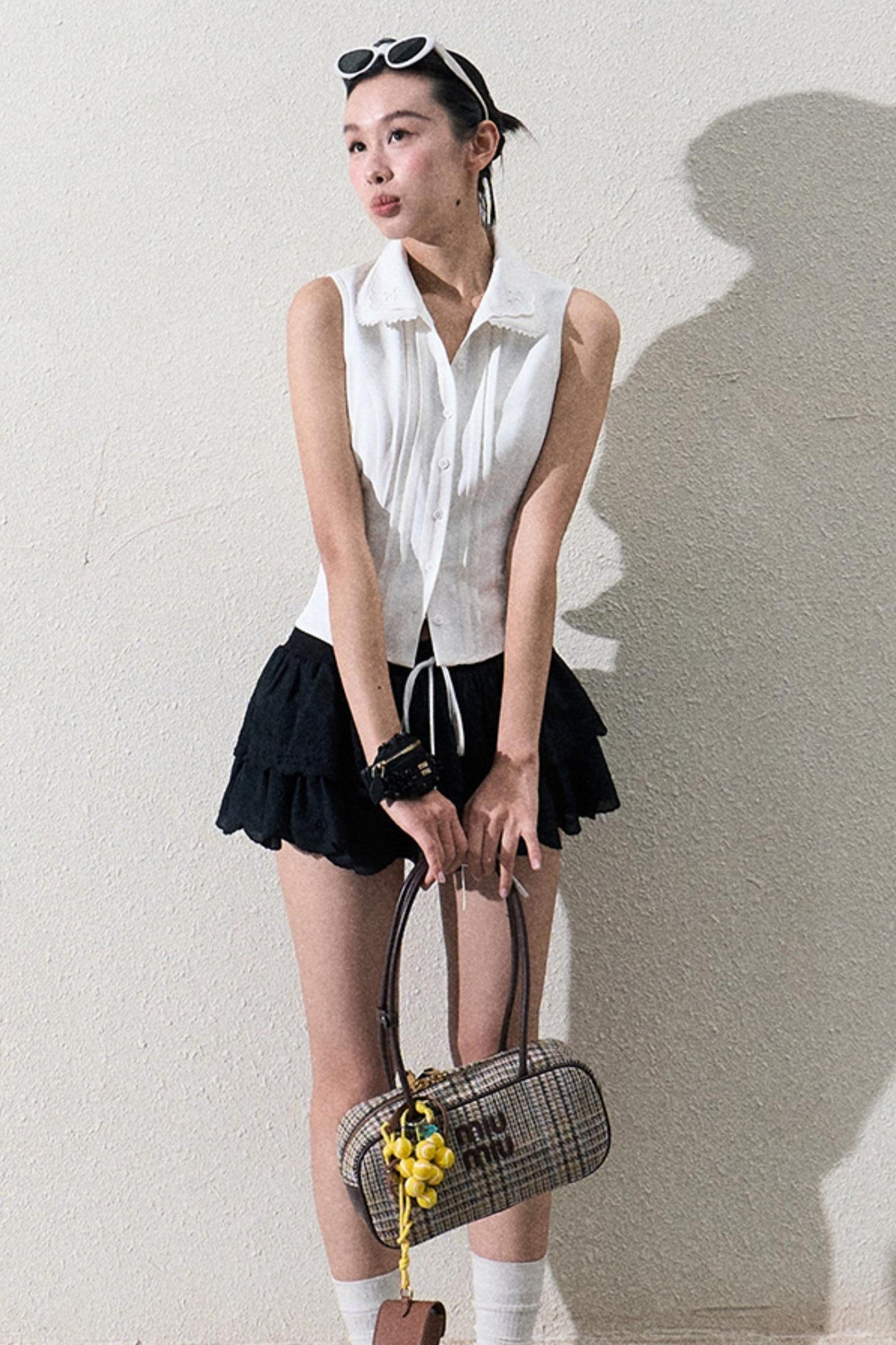 Elegant Layered Lace Skirt