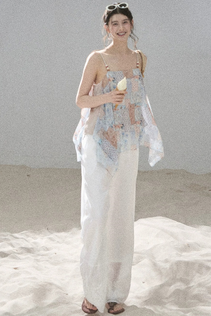 Whisper of Flowers Chiffon Top