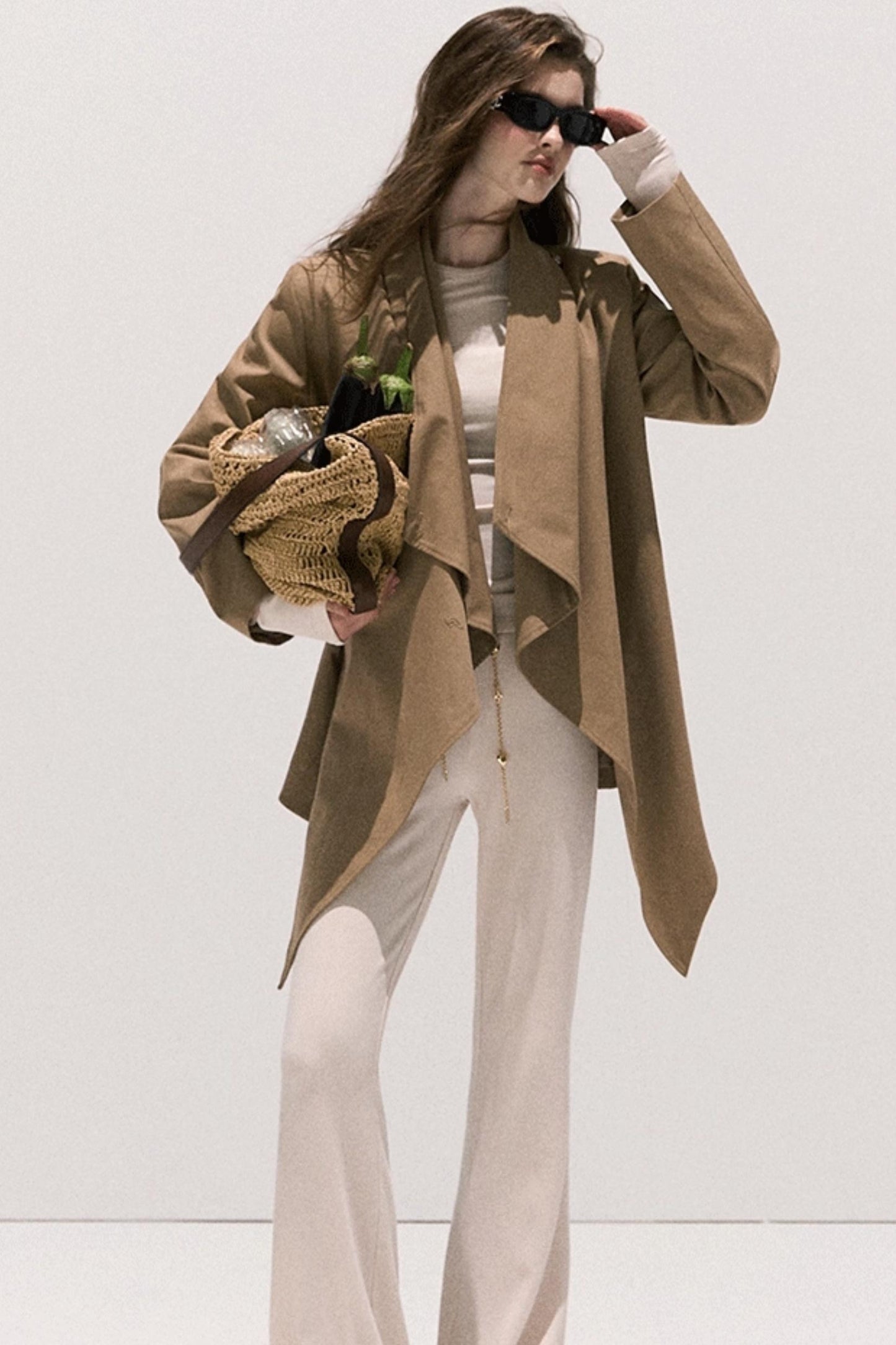 Soft Crewneck Knitwear Trouser Set-Up