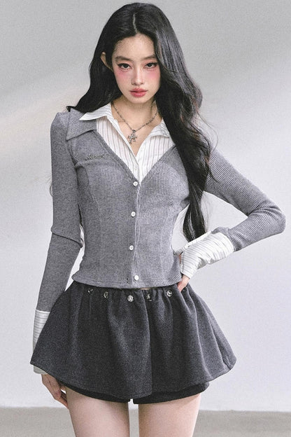 Autumn Striped Polo Shirt