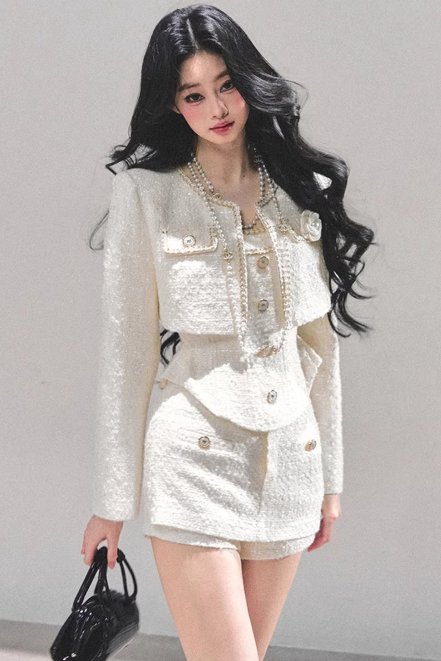 Chanel Wool Coat Skirt Set-Up