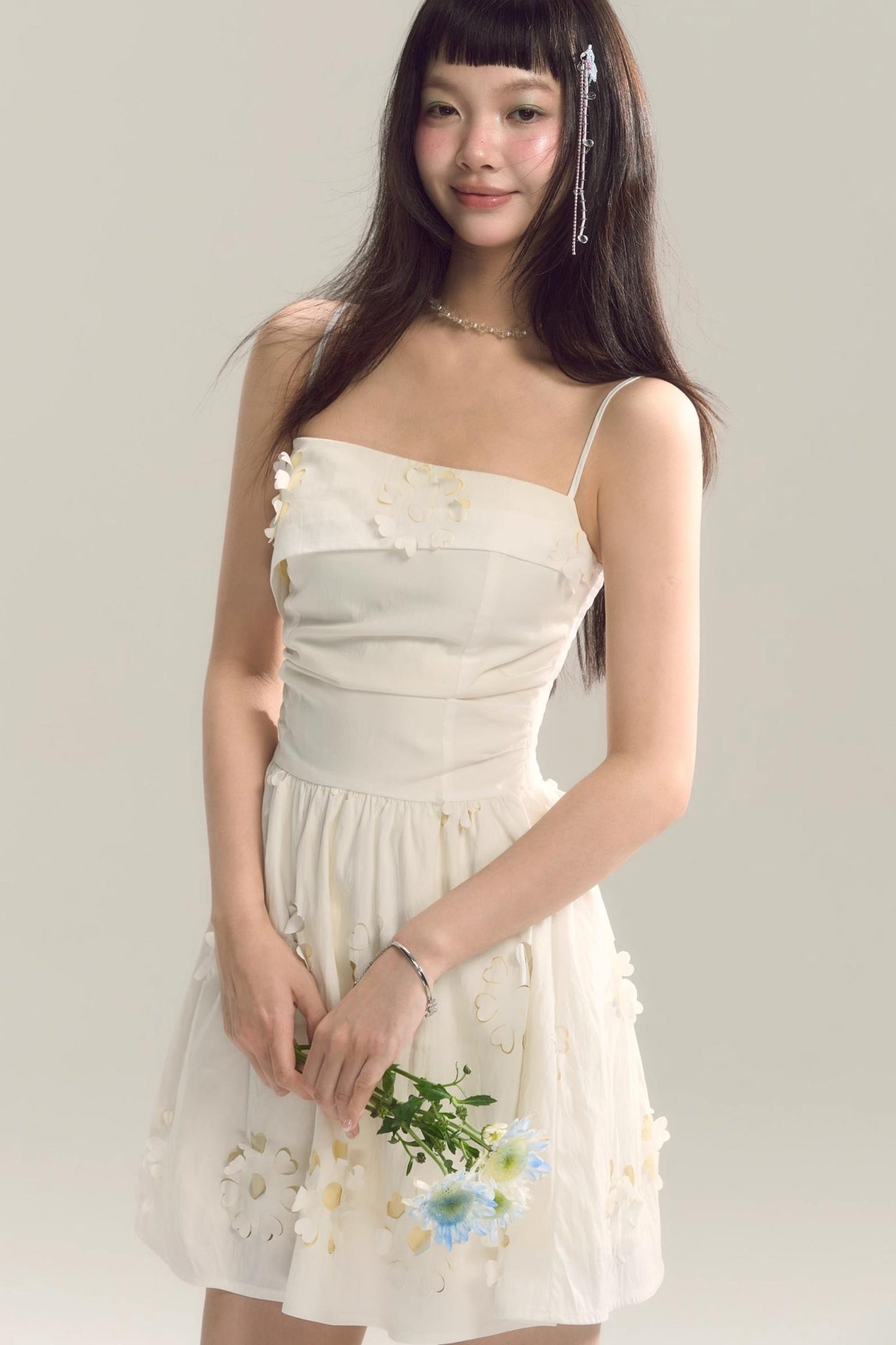 Coastal Floral Halter Dress