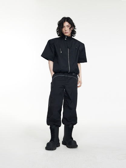 Reflective strip pants