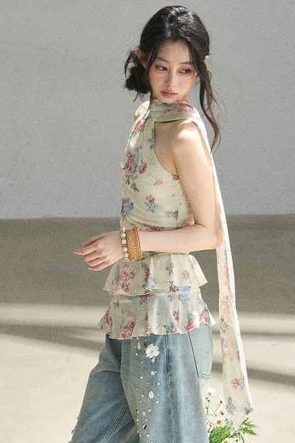 Floral Off-Shoulder Summer Dress Set-Up