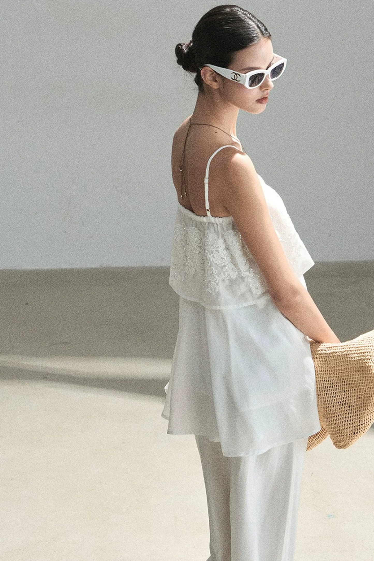 French Chiffon Lace Top Set-Up