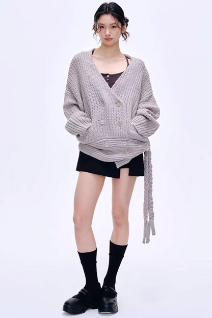 Side Slit Hip-Hugging Skirt Pants