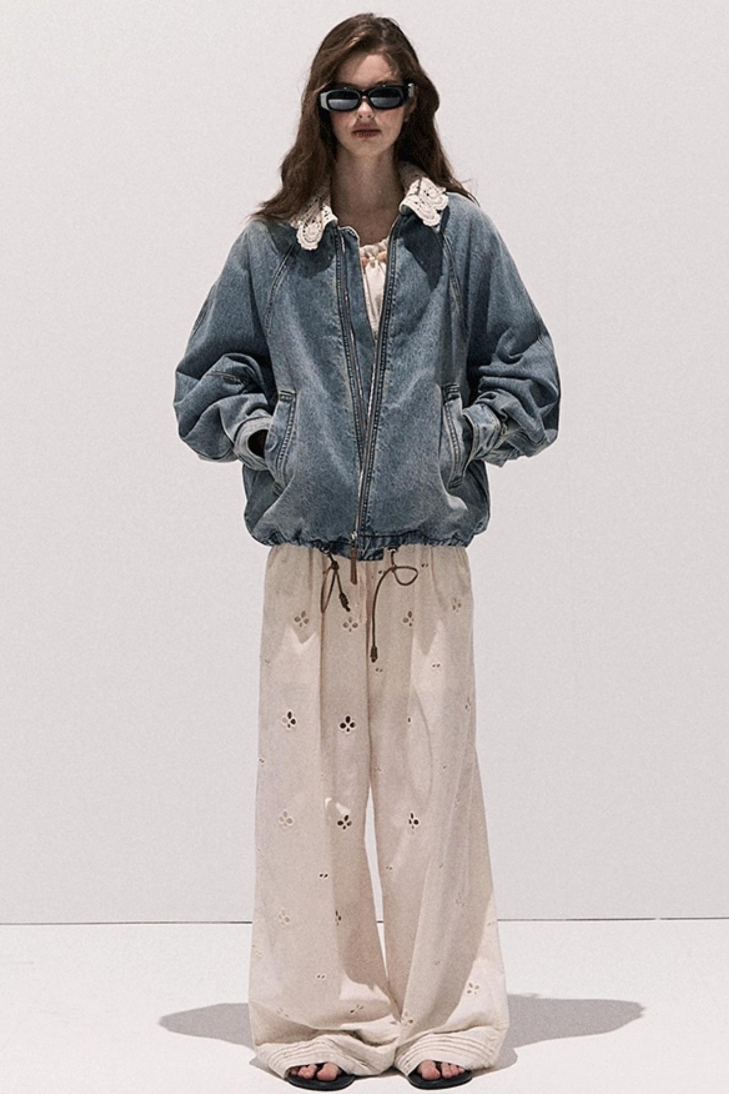 Vintage Braided Denim Jacket Set-Up