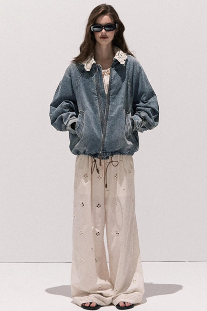 Vintage Braided Denim Jacket Set-Up