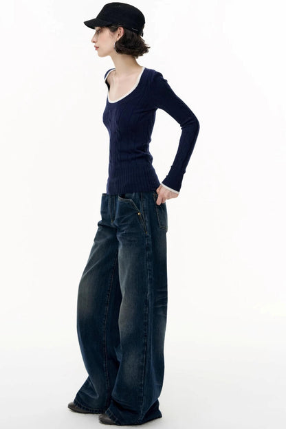 Salt Wool Crew Neck Sweater