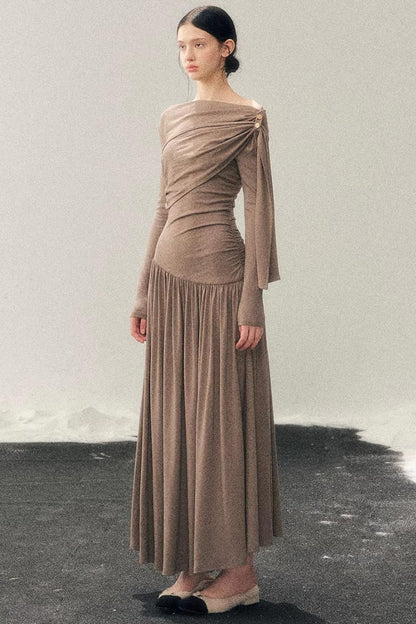 Ribbon Bodycon Winter Dress