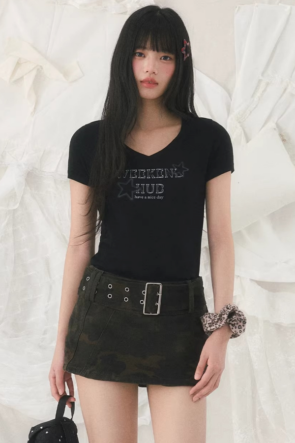 Slim Fit V-Neck T-Shirt