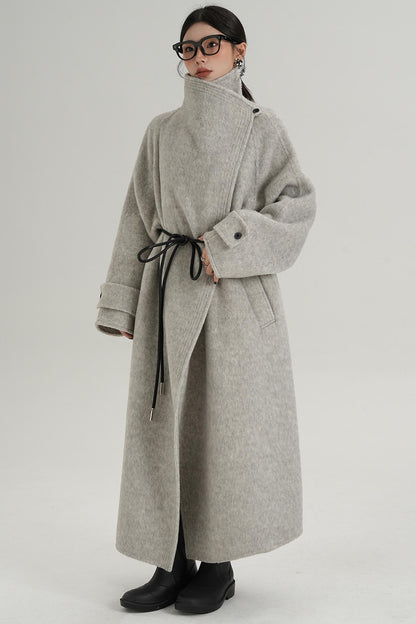 Ultra-High Reversible Wool Coat