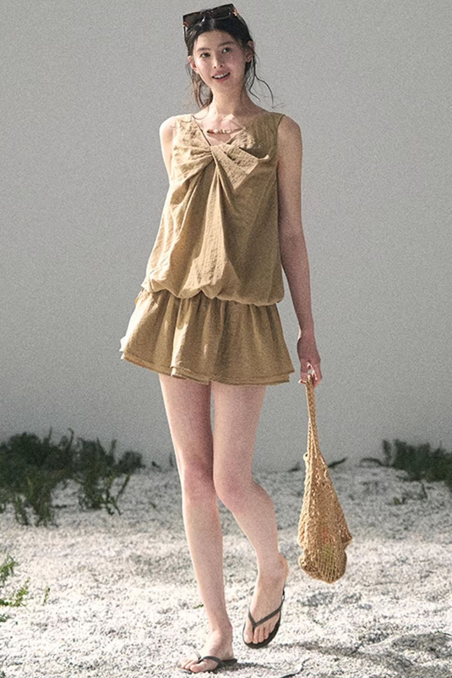 Sweet V-Neck Summer Dress