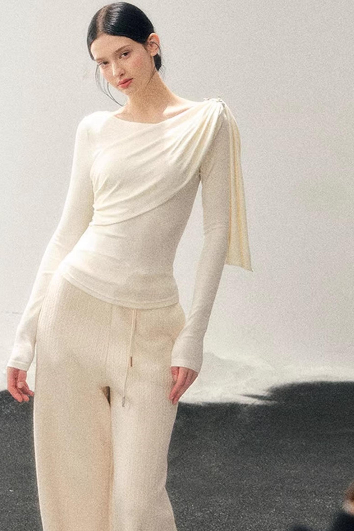 French Ribbon Design Blouse