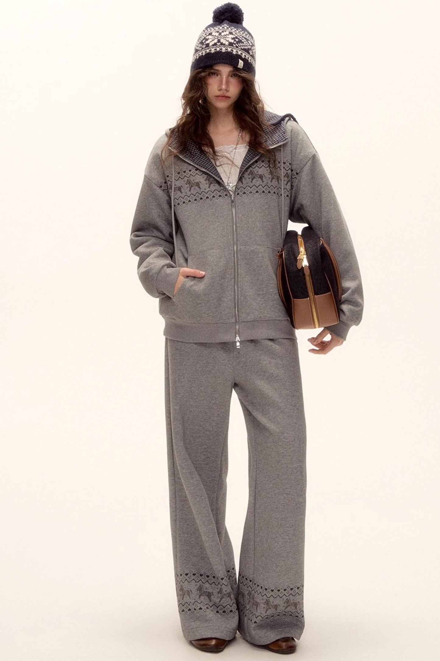 Fair Isle Quilted Jacket Set-Up