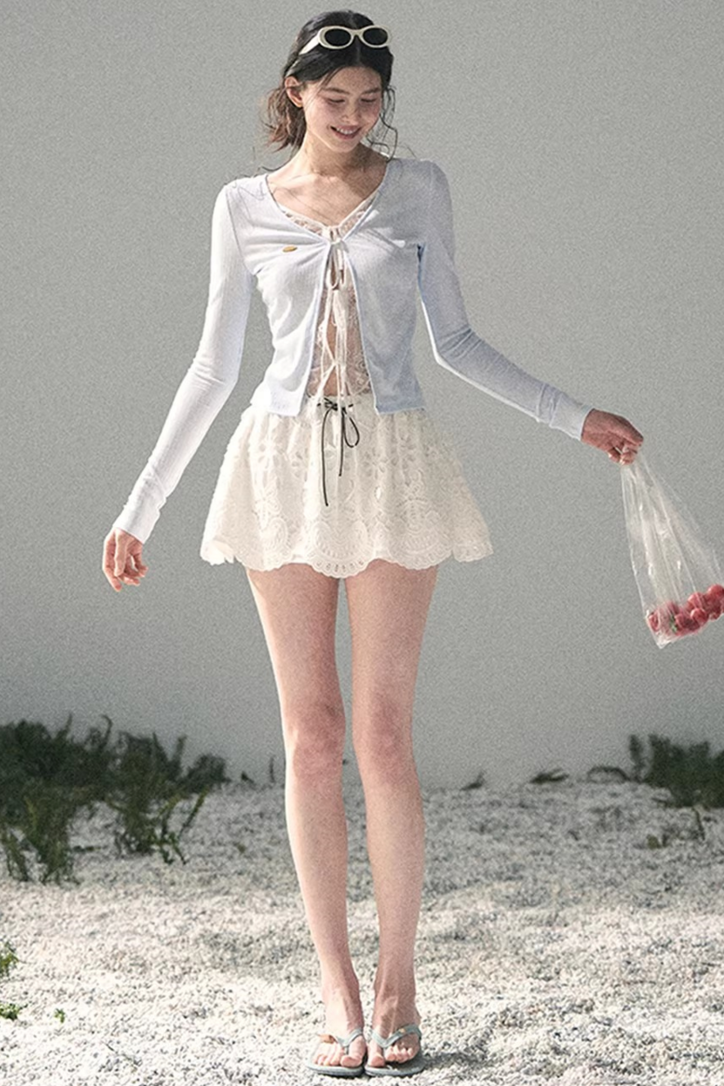 Lace Hollow-Out Top