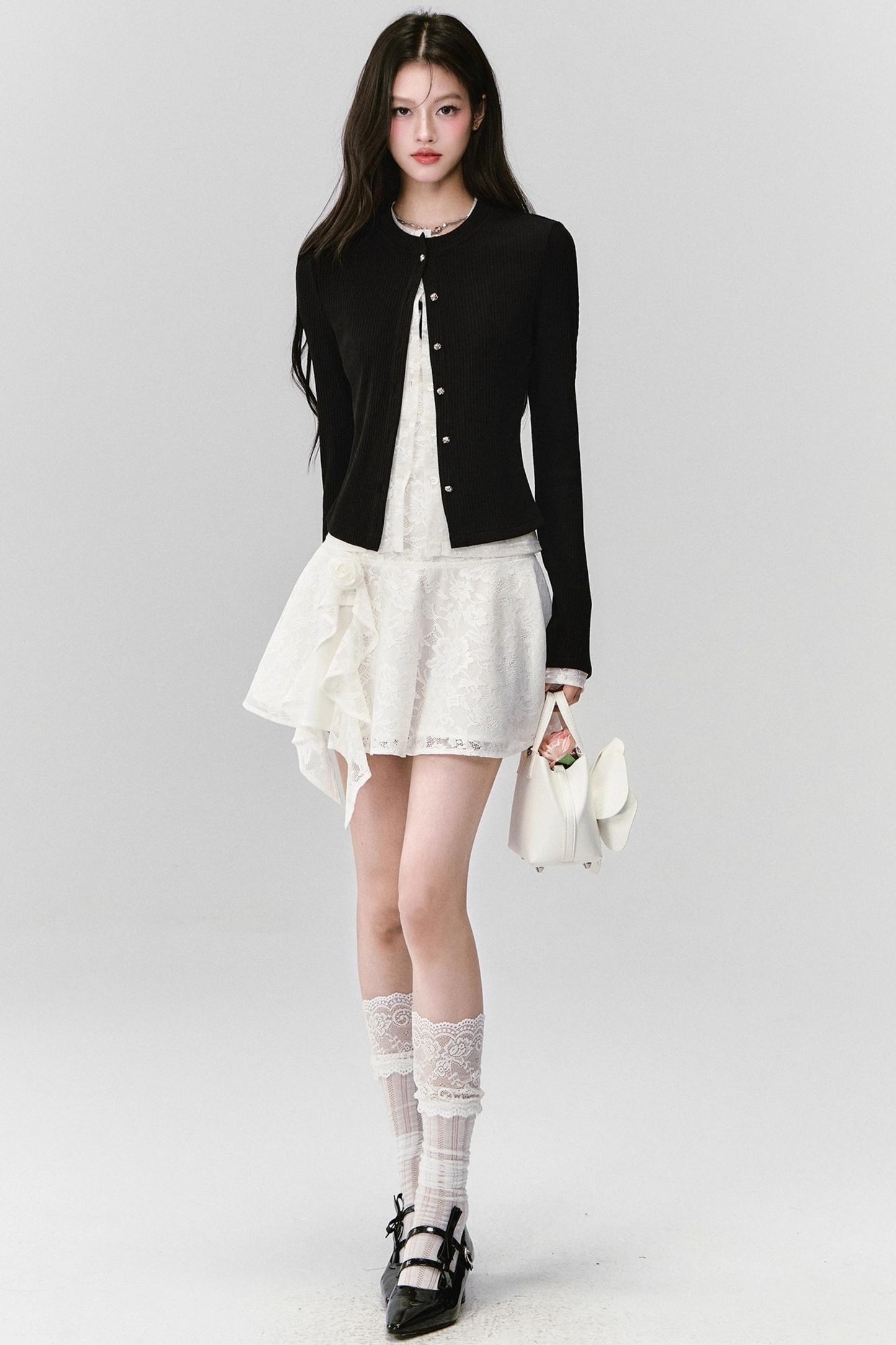 Delicate Moon Lace Dress