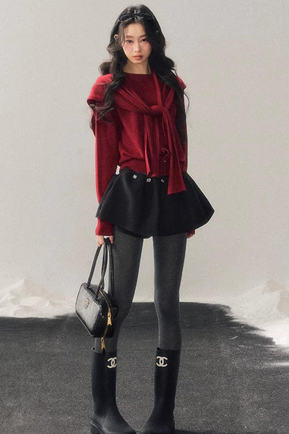 American College Sweater Set