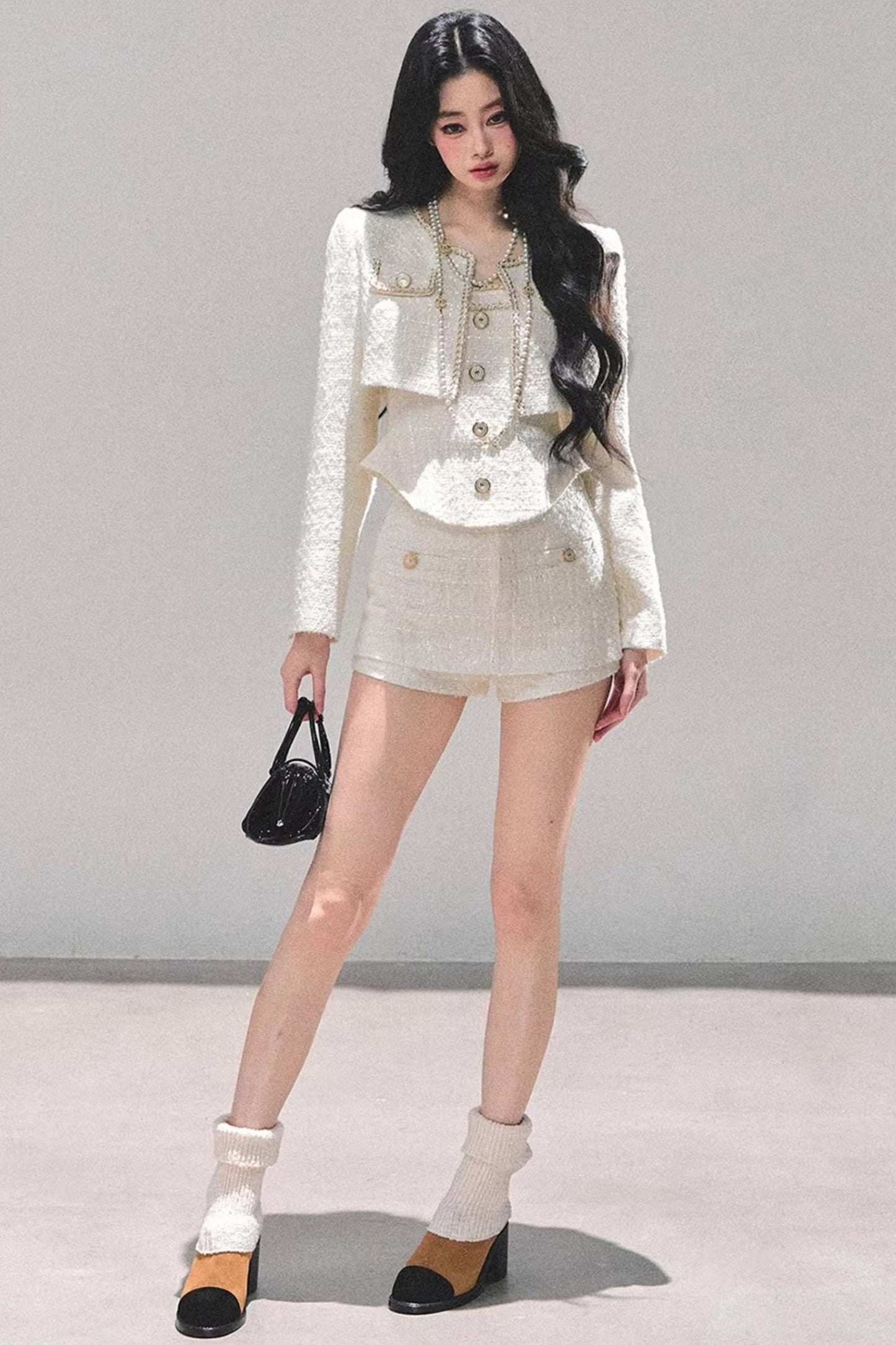 Chanel Wool Coat Skirt Set-Up