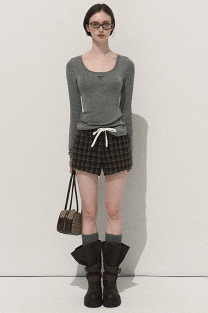 Skin Emotion Wool Knitted Top