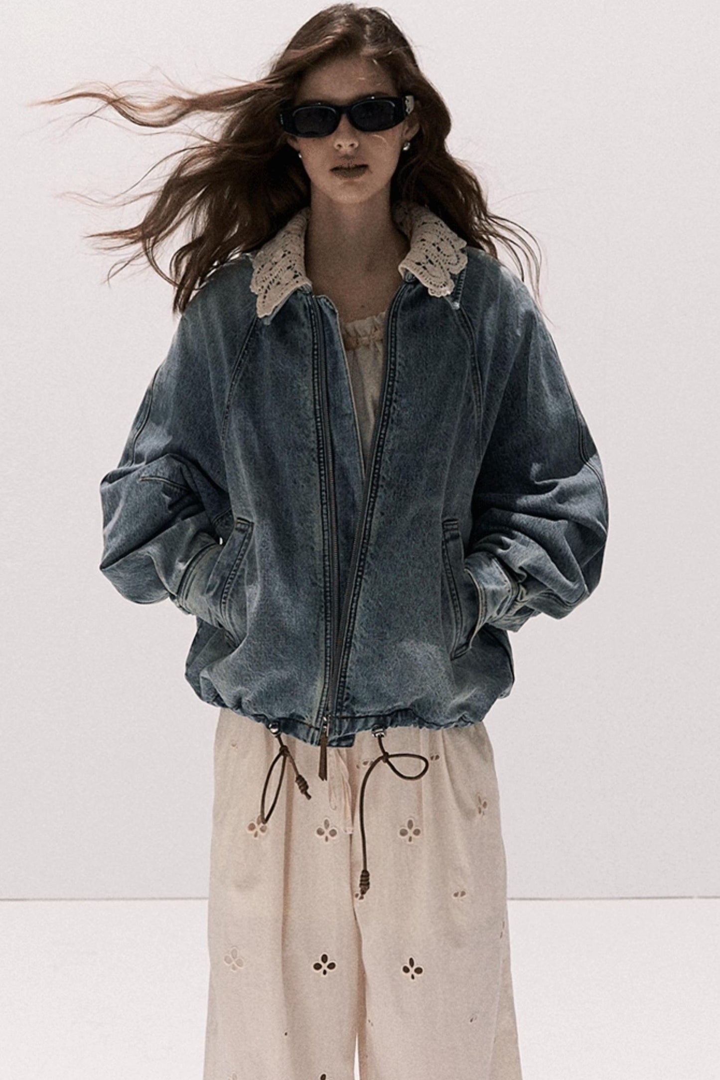 Vintage Braided Denim Jacket Set-Up