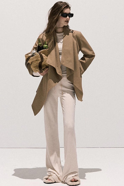 Soft Crewneck Knitwear Trouser Set-Up