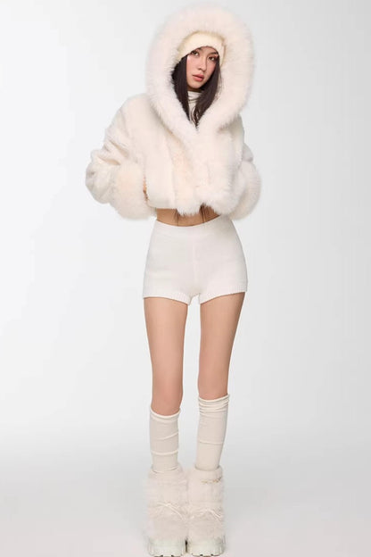 Rhinestone High-Neck Top