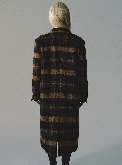 Vintage Plaid Tweeed Mantel