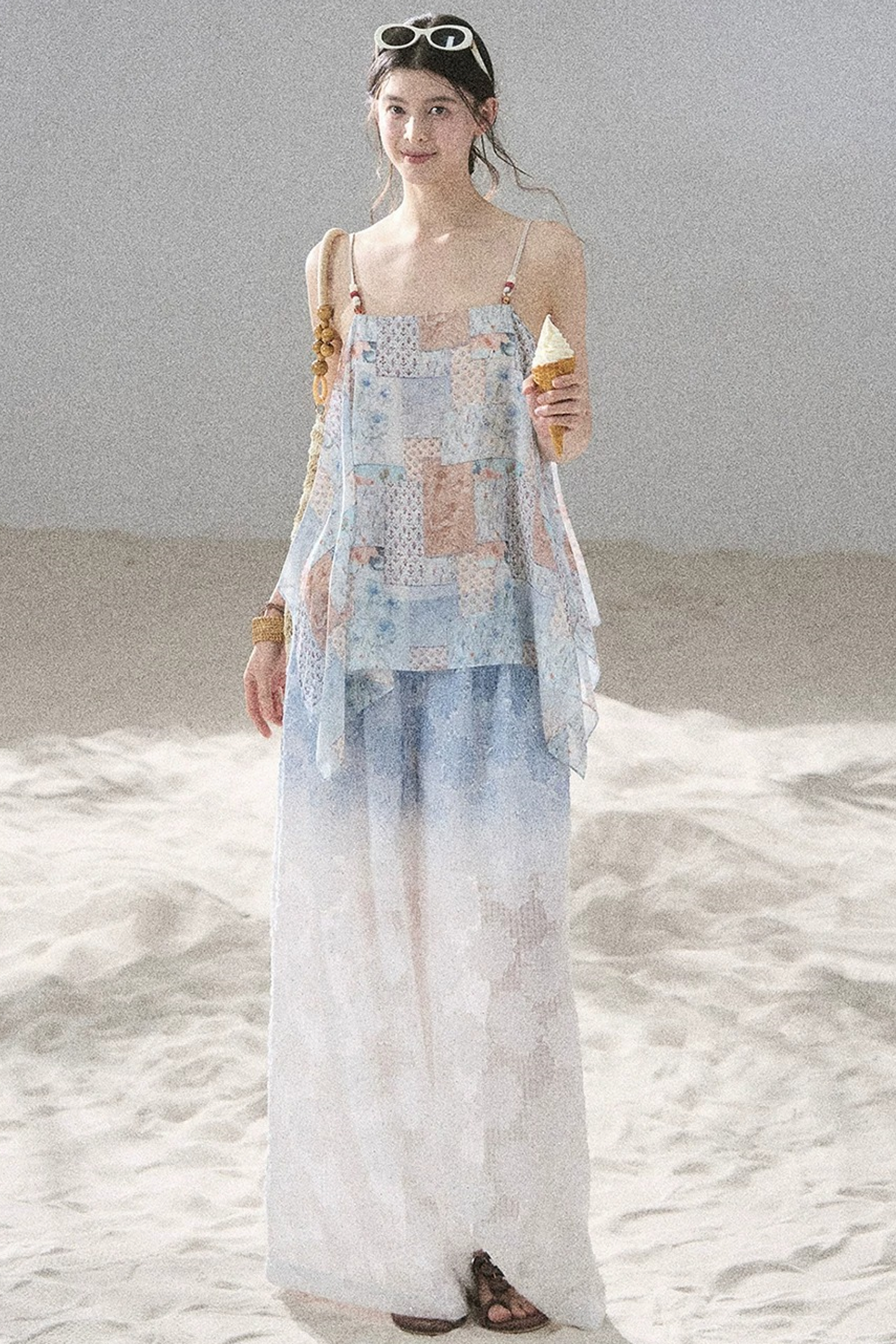 Whisper of Flowers Chiffon Top