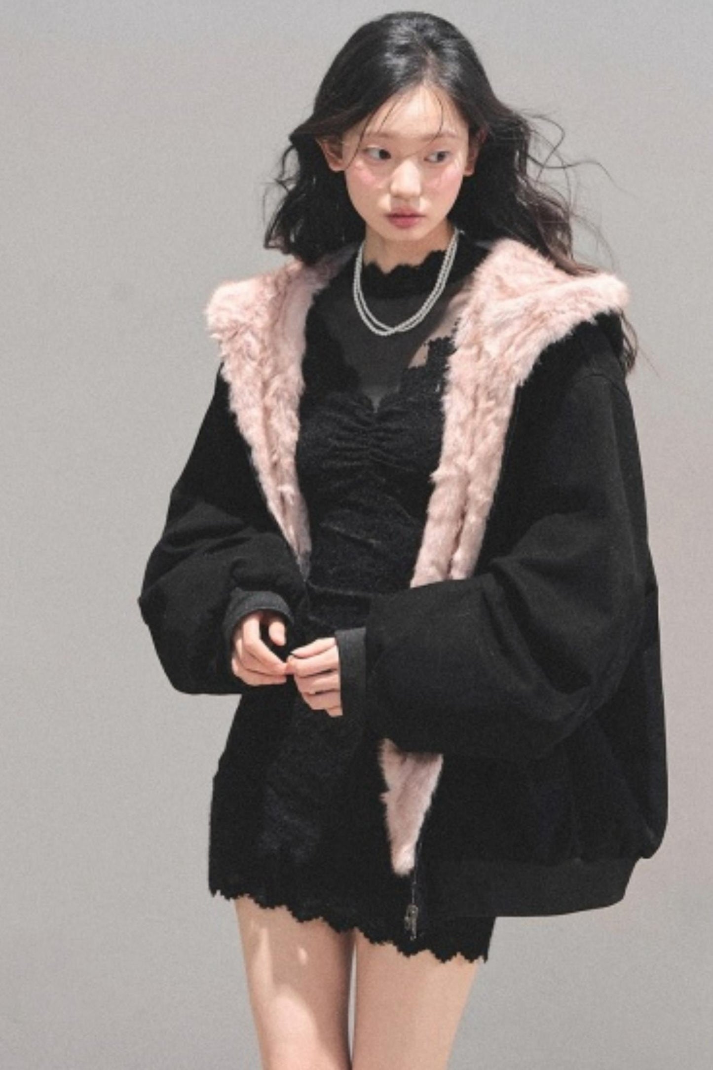 French Lace Mesh Dress