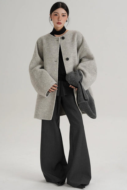 Temperament Woolen Coat