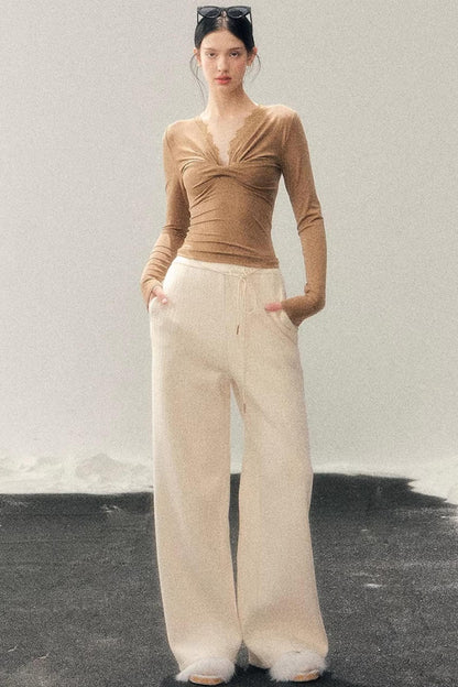 Ancient White Moonlight Lace Top